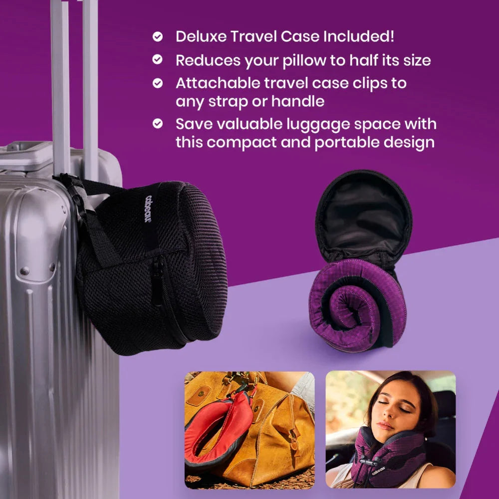 CABEAU Evolution Cool 2.0 Travel Pillow - Black - Tashqila CABEAU Evolution Cool 2.0 Travel Pillow - Black - Tashqila